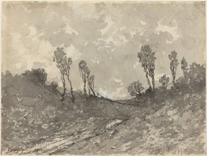 Vej ved Hérisson af Henri-Joseph Harpignies