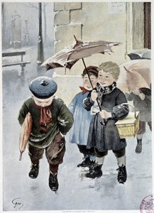 En uafhængig - akvarel af Geoffroy i "" Le Figaro Illustré""", maj 1901 af Henri Jules Jean Geoffroy