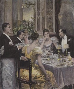 Et middagsselskab af Henri Lafon