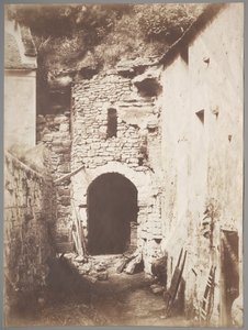Bag Troglodytegården, ca. 1853.