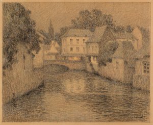 Landskab af Henri Le Sidaner