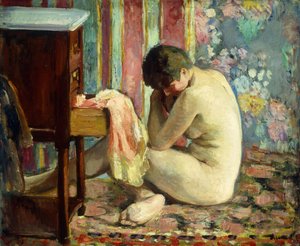 Nøgen med lyserød skjorte; Nu a la Chemise Rose, 1926