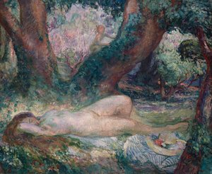 Sovende nymfe af Henri Lebasque