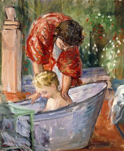 Badet; Le Bain, af Henri Lebasque