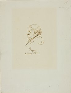 Jean Auguste Dominique Ingres af Henri Lehmann
