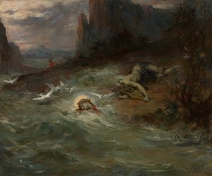 Orfeus død, ca. 1870.