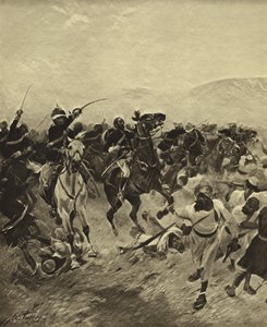 Slaget ved Fatehabad, 1879 (dybtryk)