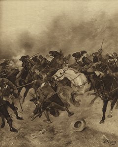 Slaget ved Marston Moor, 1644 (dybtryk)