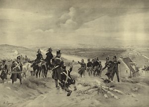 Slaget ved St Cloud, 1814 (gravure)