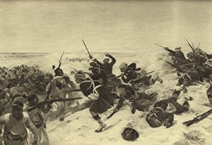 Slaget ved Tel el-Kebir, 1882 (dybtryk)