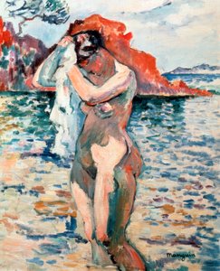 A Bather, 1906. dani af Henri Manguin