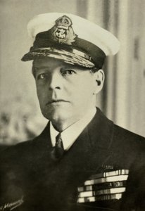 Portræt af admiral David Beatty (foto) af Henri Manuel