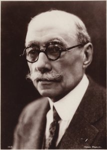 Portræt af Andre Messager (s/h foto) af Henri Manuel