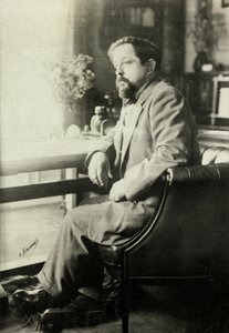 Portræt af Claude Debussy (foto) af Henri Manuel