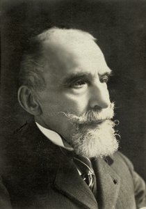 Portræt af Ernest Daudet (foto) af Henri Manuel