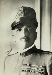 Portræt af den italienske general Armando Diaz (foto) af Henri Manuel