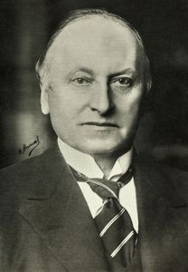 Portræt af Lord Georges Curzon (foto) af Henri Manuel