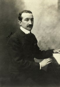 Portræt af Michel Corday (foto) af Henri Manuel