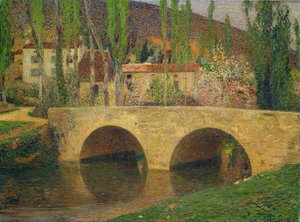 Hamlet ved broen af Henri Martin