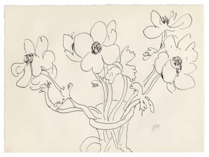 Anemoner i en vase af Henri Matisse