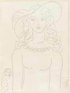 Apparition, planche tre fra Poesies de Mallarmé af Henri Matisse