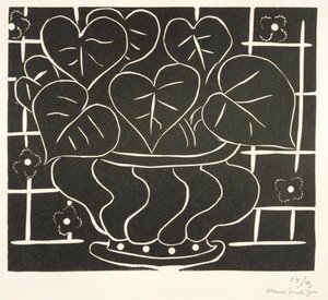 Skål med begonia I af Henri Matisse
