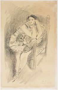 Danser i en træstol af Henri Matisse