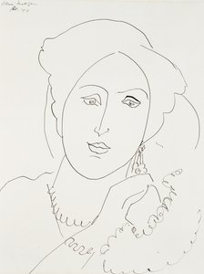Hoved af Henri Matisse