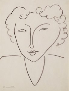 Hoved af kvinde; Tete de Femme af Henri Matisse