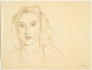 Hoved af en kvinde af Henri Matisse