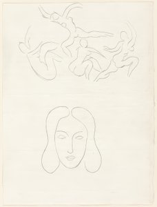 Hérodiade, Scène lV, planche tretten fra Poesies de Mallarmé af Henri Matisse