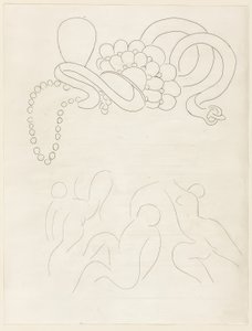 Hérodiade, scene ll, planche 11 fra Poesies af Mallarmé af Henri Matisse