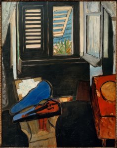 Interiør med violin af Henri Matisse