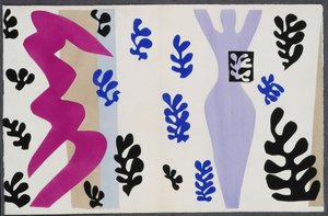 Knivkasteren. Fra «Jazz». Tavle XV. S. 106 af Henri Matisse