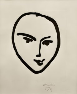 Nadia. Smilende maske af Henri Matisse