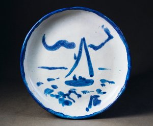 Skål med maritimt tema af Henri Matisse