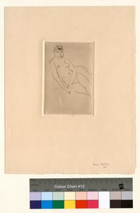 Halvt liggende nøgenfigur af Henri Matisse