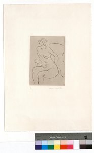 Nøgen i en lænestol, venstre hånd af Henri Matisse