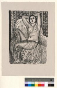 Siddende odaliske med tylskørt af Henri Matisse