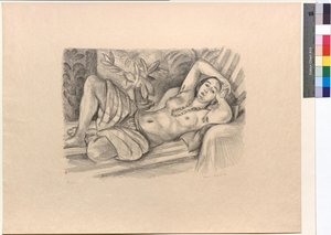 Odaliske med magnolia af Henri Matisse