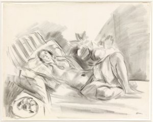 Odalisken med magnolier af Henri Matisse