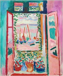 Åbent vindue, Collioure af Henri Matisse