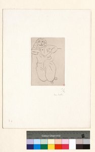 Orientalsk, kors-tatovering på brystet af Henri Matisse