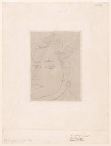 Outamaro, portræt af Margot Matisse af Henri Matisse
