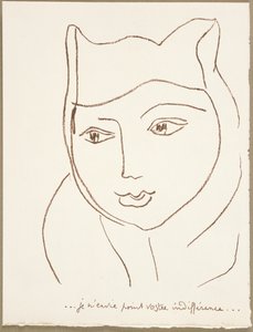 Side fra portugisiske breve af Henri Matisse