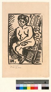 Lille sort træstykke af Henri Matisse