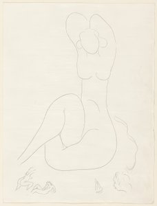 Flere sonetter: "Quelle soie...", planche 28 fra Poesies de Mallarmé af Henri Matisse