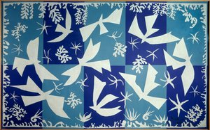 Polynesien, himlen 1946 (tegning, collage) af Henri Matisse