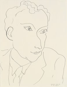 Portræt af Louis Aragon af Henri Matisse