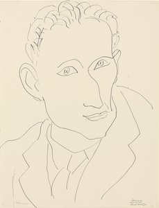 Portræt af Louis Aragon af Henri Matisse